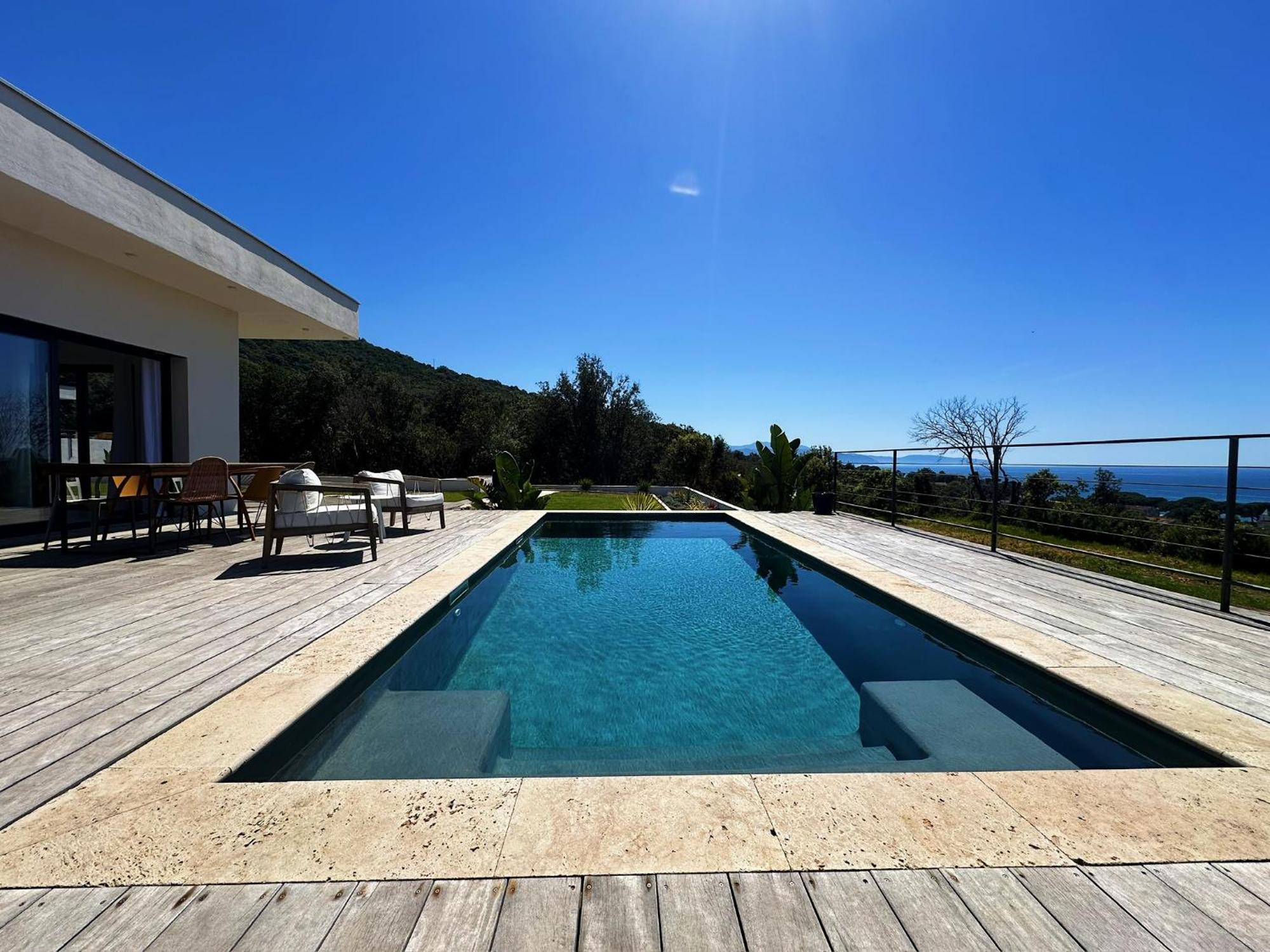 Villas De Standing Avec Magnifique Vue Mer Et Piscines Privees, Sagone サゴーヌ エクステリア 写真