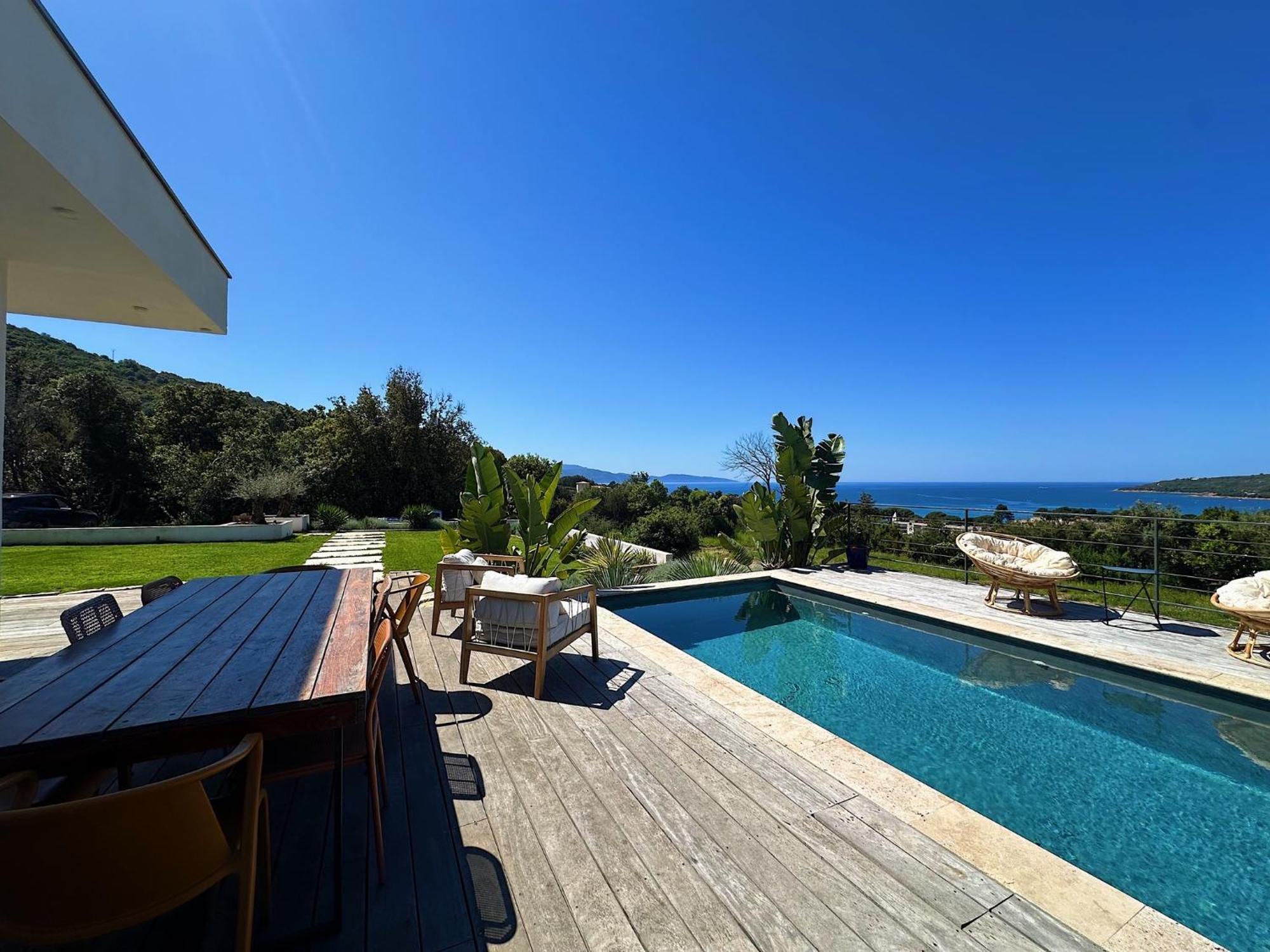 Villas De Standing Avec Magnifique Vue Mer Et Piscines Privees, Sagone サゴーヌ エクステリア 写真