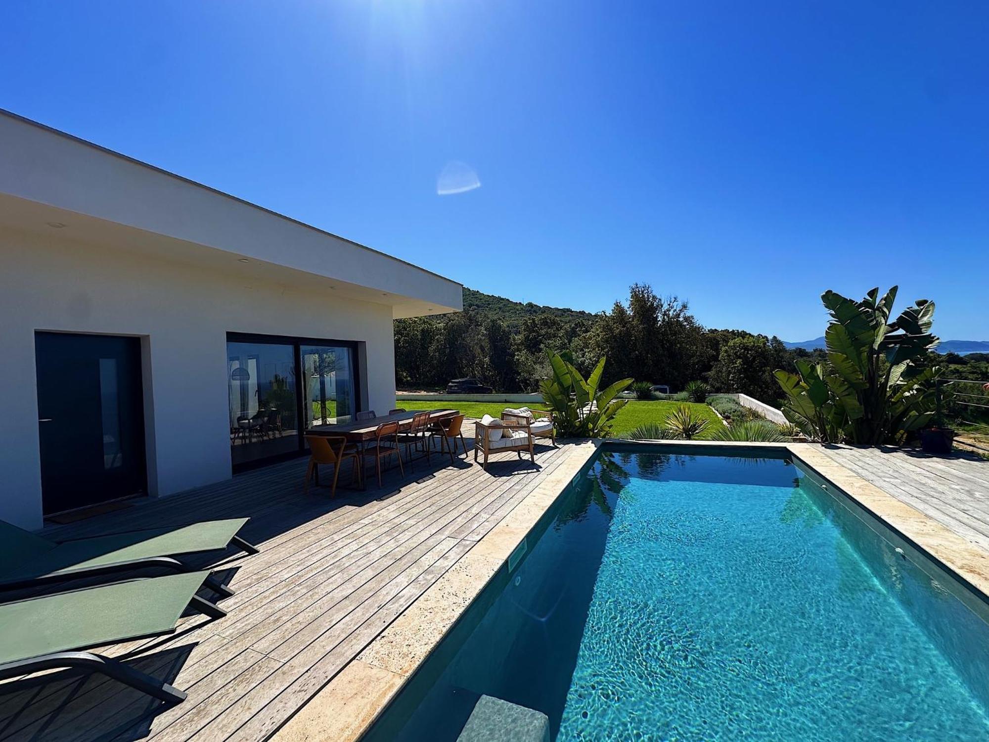 Villas De Standing Avec Magnifique Vue Mer Et Piscines Privees, Sagone サゴーヌ エクステリア 写真